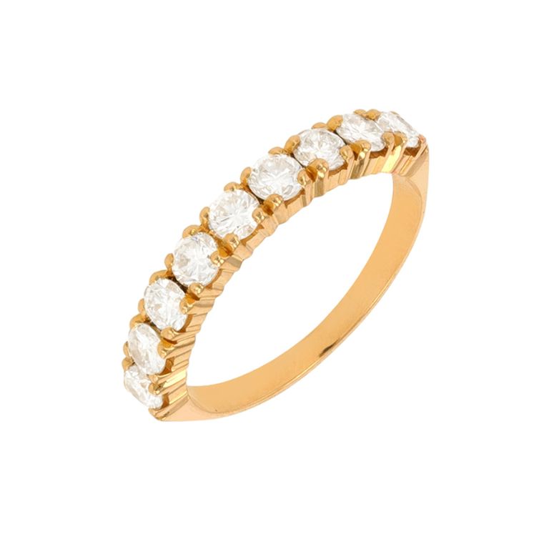 Alliance diamants 0.90 carat or jaune 2.57g Comme neuf -  reconditionné disponible sur Gemme Les Bijoux